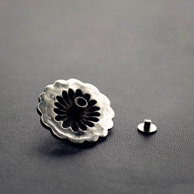 NA090 Turquoise Conchos 33.5x27.5mm