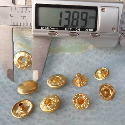 831#  Copper Snap Fastener 15mm 100pcs/bag