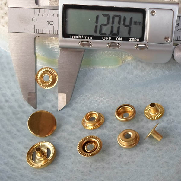 201# Copper Snap Fastener 15mm 100pcs/bag