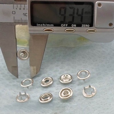 X-009 Copper Prong buckle Snap Fastener 9mm 100pcs/bag