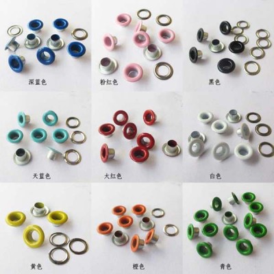 REE080405# Round edge eyelets 8x4x5mm 1000pcs/bag
