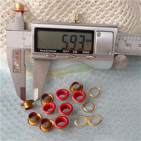 REE20# Round edge eyelets 10.5x6x5mm 1000pcs/bag