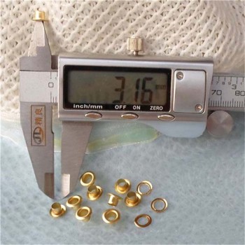 REE5# Round edge eyelets 7x3.5x4mm 1000pcs/bag