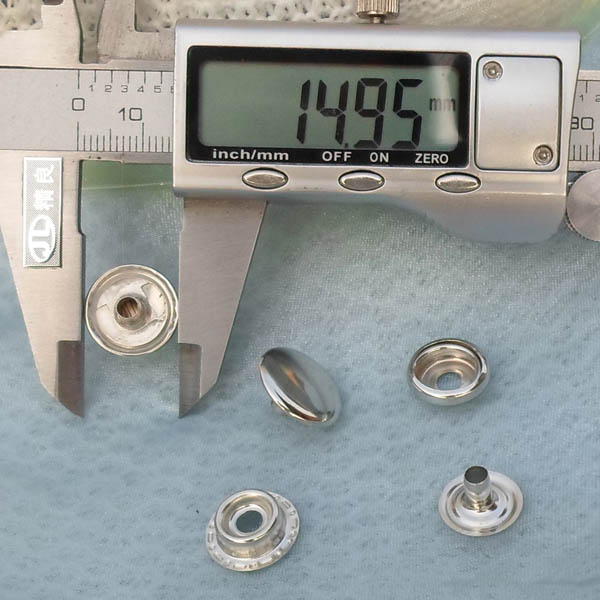 201# Iron Snap Fastener 15mm 1000pcs/bag