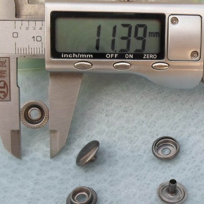 203# Iron Snap Fastener 12.5mm 1000pcs/bag