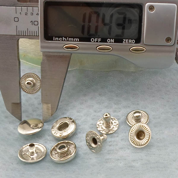 633# Iron Snap Fastener 12.5mm 1000pcs/bag