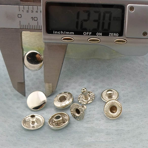 633# Iron Snap Fastener 12.5mm 1000pcs/bag