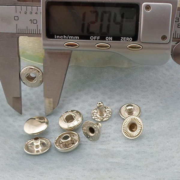 633# Iron Snap Fastener 12.5mm 1000pcs/bag