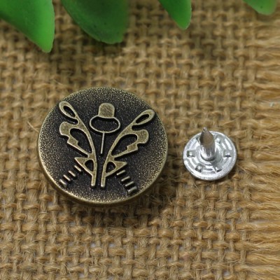 AY120 Jeans Button Shake head button 20mm