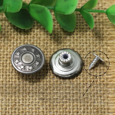 AY121 Jeans Button Shake head button 17mm