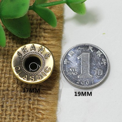 DB-KX3 Jeans Button Shake head button 17mm