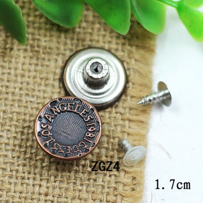 HGZ Jeans Button Shake head button
