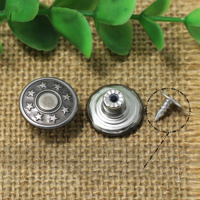 TGZ Jeans Button Shake head button 17mm
