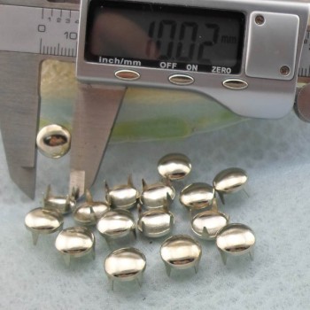 A093 Dome Studs(iron/brass) 10mm 1000pcs/Bag