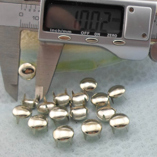 A093 Dome Studs(iron/brass) 10mm 1000pcs/Bag