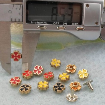 K236 Flowers Alloy Rivets 8.5x4mm 1000pcs/Bag