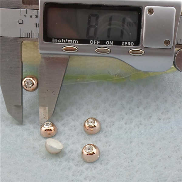 Q225 Dome Plastic Rivets 8x5mm 1000pcs