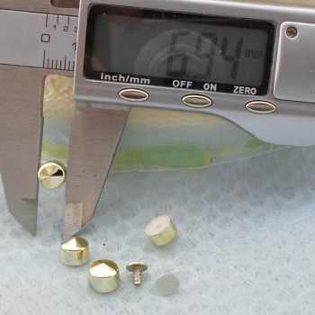 Q245 Round Plastic Rivets 7x5mm 1000pcs/Bag