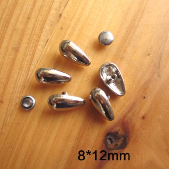 X1208 Drop Alloy Rivets 12x8mm 100pcs