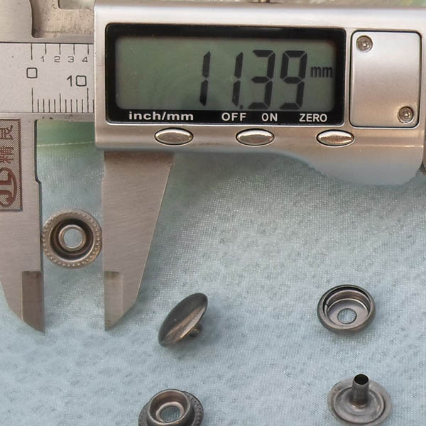 203# Iron Snap Fastener 12.5mm 1000pcs/bag