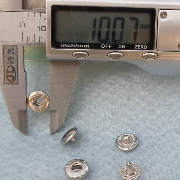 665# Iron Snap Fastener 10mm 1000pcs/bag