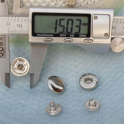 831# Iron Snap Fastener 15mm 1000pcs/bag