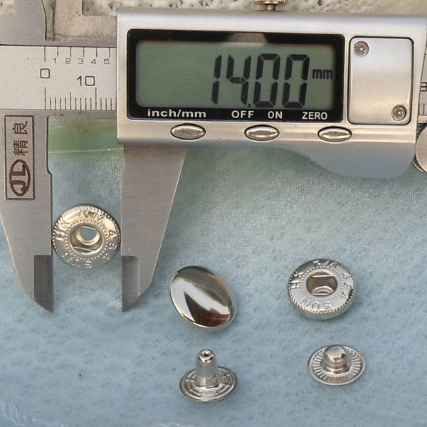 831# Iron Snap Fastener 15mm 1000pcs/bag