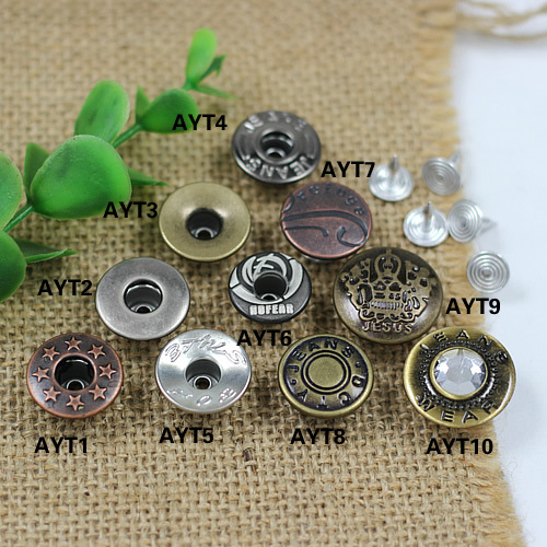 AYT Jeans Button Shake head button