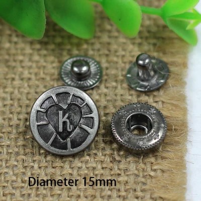 DSH633 633# Metal Snap Fastener/Decorative buckle/Leather buckle/Cowboy deduction/Purse buckle