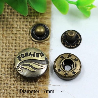 FG831 831# Metal Snap Fastener/Decorative buckle/Leather buckle/Cowboy deduction/Purse buckle