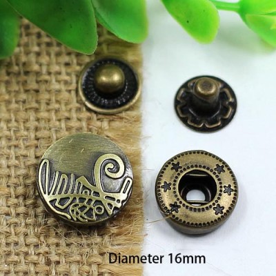 HFG Metal Snap Fastener/Decorative buckle/Leather buckle/Cowboy deduction/Purse buckle