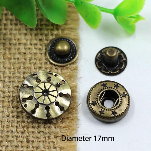 HFG Metal Snap Fastener/Decorative buckle/Leather buckle/Cowboy deduction/Purse buckle