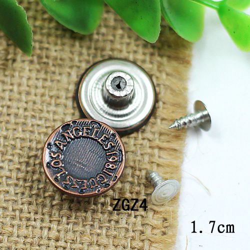 HGZ Jeans Button Shake head button