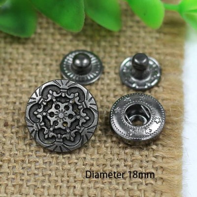 HSH Metal Snap Fastener/Decorative buckle/Leather buckle/Cowboy deduction/Purse buckle