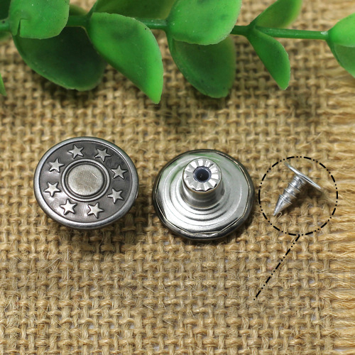 TGZ Jeans Button Shake head button 17mm