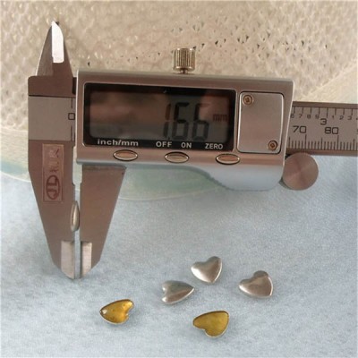 TPXX-0009 Metal Heart Hot Fix nails 5000pcs/Bag