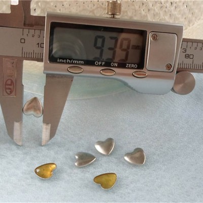 TPXX-0009 Metal Heart Hot Fix nails 5000pcs/Bag