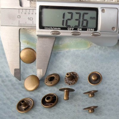 633# Copper Snap Fastener 12.5mm 100pcs/bag