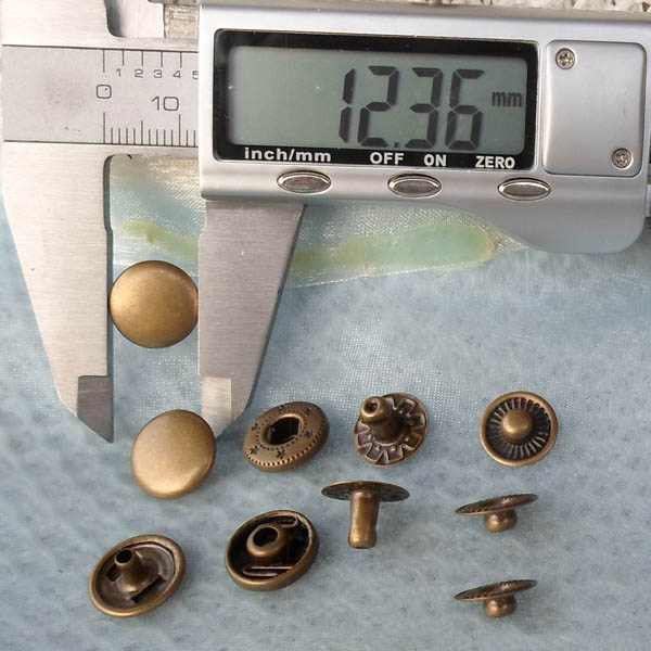 633# Copper Snap Fastener 12.5mm 100pcs/bag