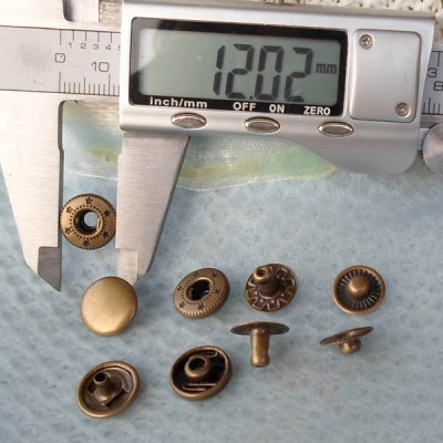 633# Copper Snap Fastener 12.5mm 100pcs/bag