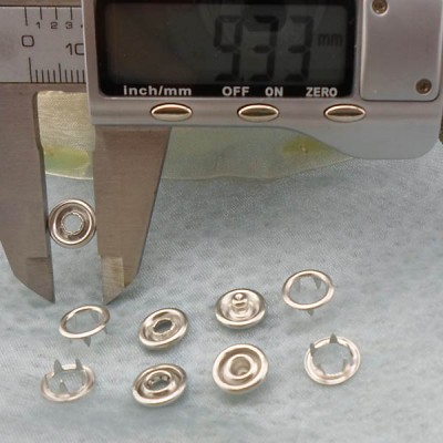 X-009 Copper Prong buckle Snap Fastener 9mm 100pcs/bag