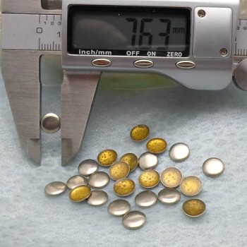 X006 Metal Round  Hot Fix nails 8x1mm 5000pcs/Bag