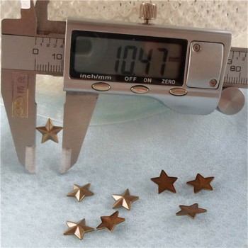 X044 Metal Pentagram  Hot Fix nails 10x2mm 5000pcs/Bag