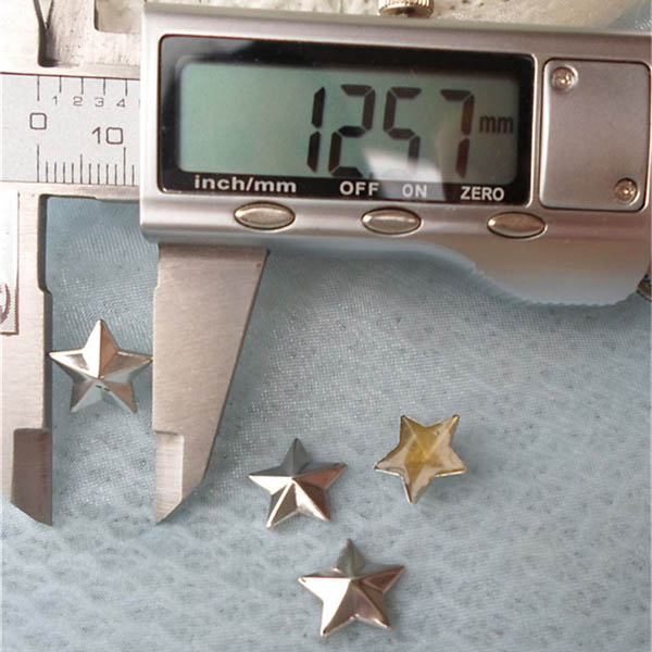 X045 Metal Pentagram Hot Fix nails 12x2.5mm 5000pcs/Bag