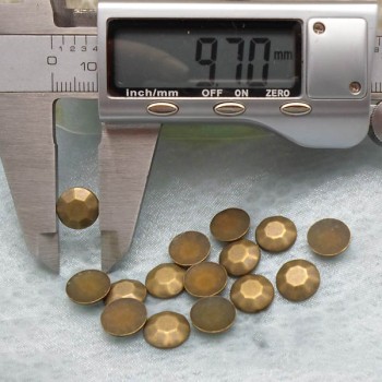 X083 Metal Round  Hot Fix nails 10x2mm 5000pcs/Bag