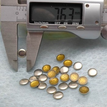 X098 Metal Round  Hot Fix nails 6x2mm 5000pcs/Bag