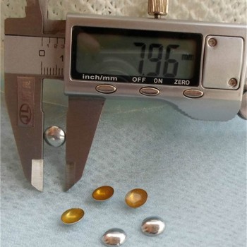 X099 Metal Round  Hot Fix nails 8x2.5mm 5000pcs/Bag