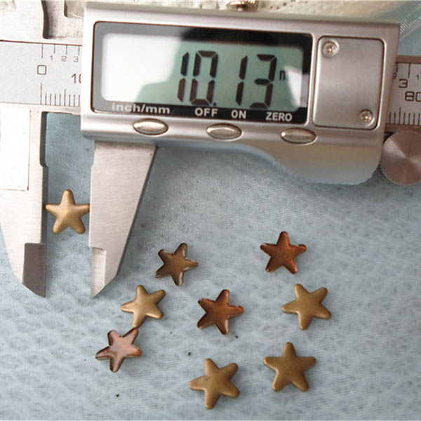 X149 Metal Pentagram Hot Fix nails 10x1.3mm 5000pcs/Bag