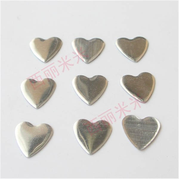 XO0802 Metal Heart Hot Fix nails 5000pcs/Bag