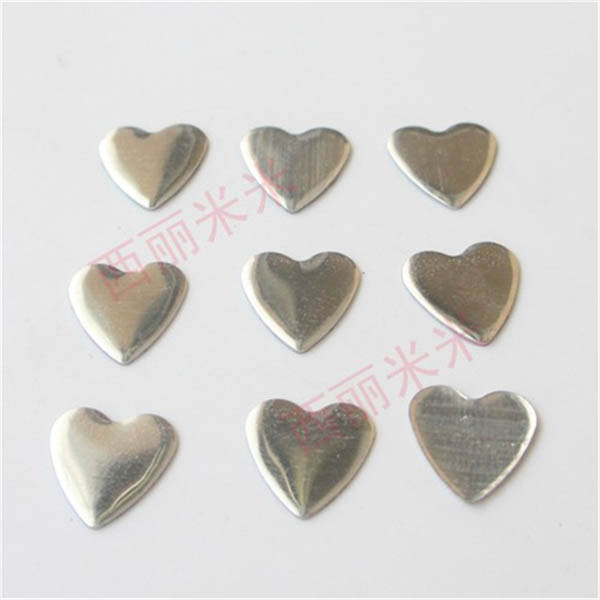 XO0802 Metal Heart Hot Fix nails 5000pcs/Bag